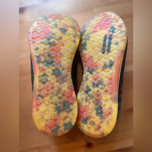 No Bull Gym Sneakers Daisy Trainer Low Top Floral Black Shoes Women's Sz 8 - Picture 9 of 9